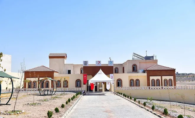 Cerablus’ta yetim aileler için kompleks yapıldı