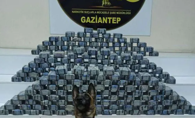 Gaziantep'te 100 kilo eroin ele geçirildi