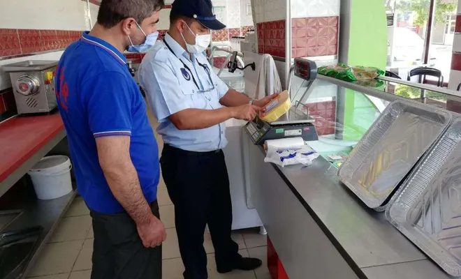 Gaziantep’te Covid-19 tedbirleri kapsamında işyerleri denetlendi