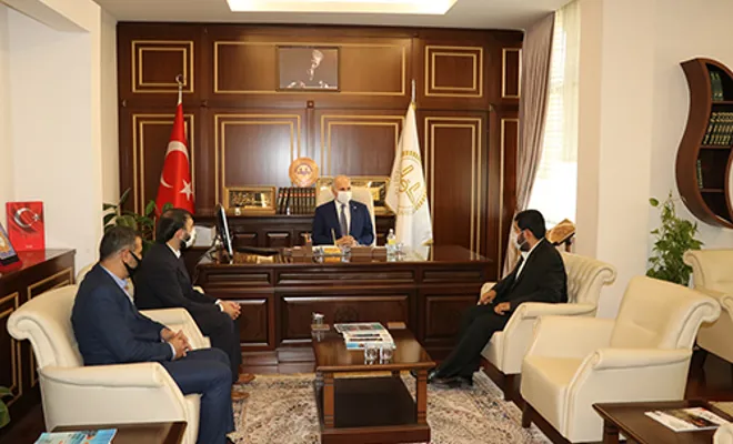 İLKHA ve Kervan FM Gaziantep Müftüsünü ziyaret etti