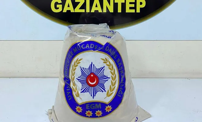 Gaziantep’te 8 kilo 250 gram eroin ele geçirildi