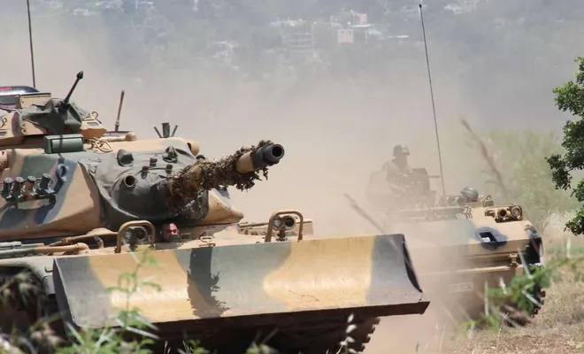 Suriye’nin El Bab kentinde 25 kilo el yapımı patlayıcı ele geçirildi