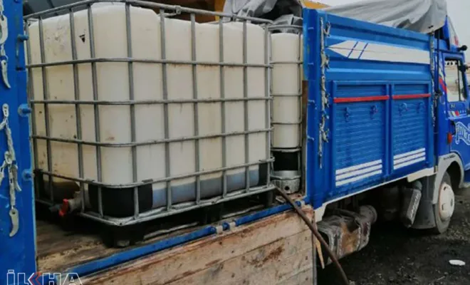 3 bin 500 litre gümrük kaçağı akaryakıt ele geçirildi