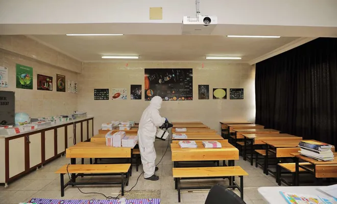 Gaziantep’te köy okulları yüz yüze eğitime hazır