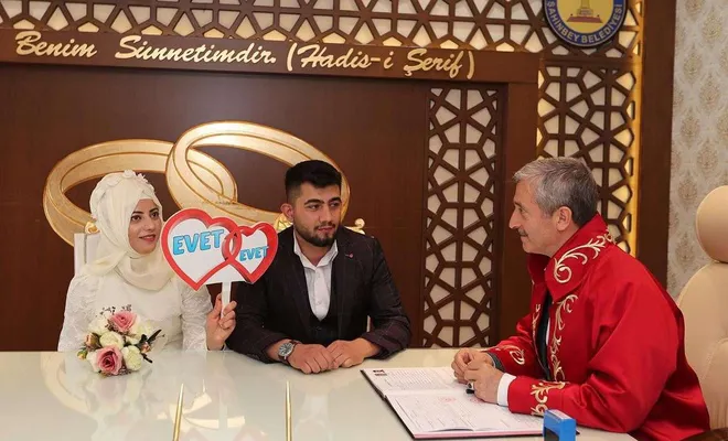 Türkiye’nin en fazla nikâh kıyan belediyesi Şahinbey Belediyesi oldu