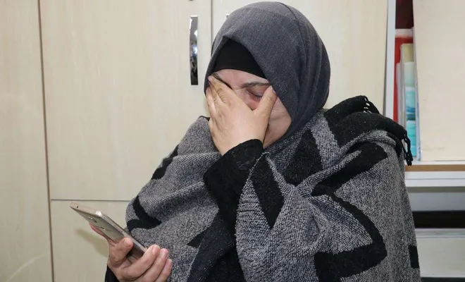 Suriyeli anne oğluna kavuşmak istiyor