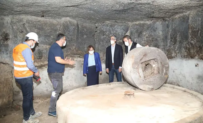 Gündeme getirdiğimiz tarihi han restore ediliyor