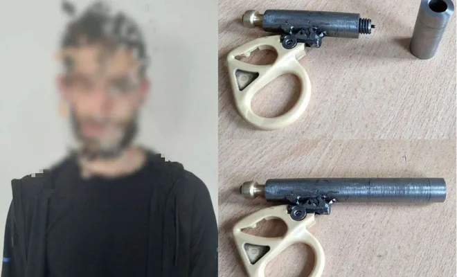 Üzerinde suikast silahı bulunan şüpheli gözaltına alındı