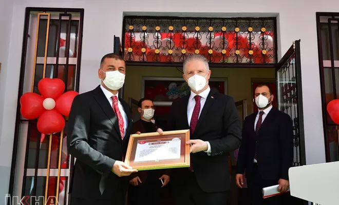 Hayırsever iş adamı tarafından yaptırılan anaokulu hizmete açıldı