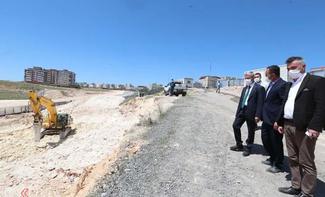 Çok amaçlı sosyal tesisin inşaat çalışmaları devam ediyor 