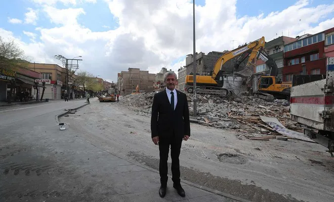 Gaziantep’te trafiği rahatlatacak bulvarda çalışmalar sürüyor