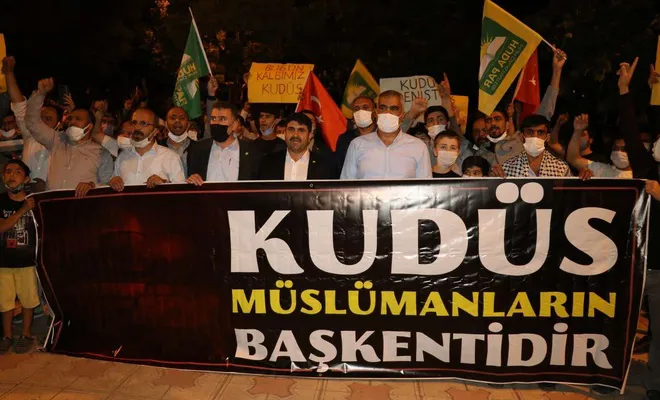 HÜDA PAR Gaziantep İl Başkanlığından siyonist işgal rejimine tepki