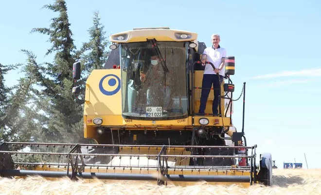 Buğday ve arpa hasadına başlandı