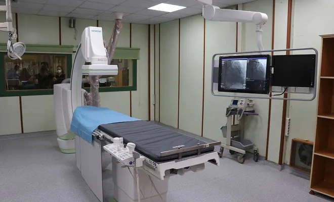 Gaziantep'te onarılan anjiyo cihazı hizmet vermeye başladı