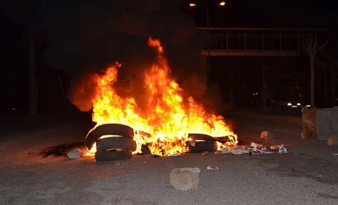 Gaziantep'te araç lastiği yakanlara 402 bin lira ceza kesilecek