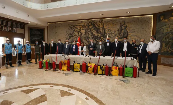 Köy halkına yangında ilk müdahale eğitimi verilecek