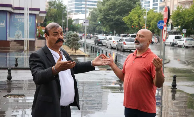 Yaz yağmuru sevindirdi