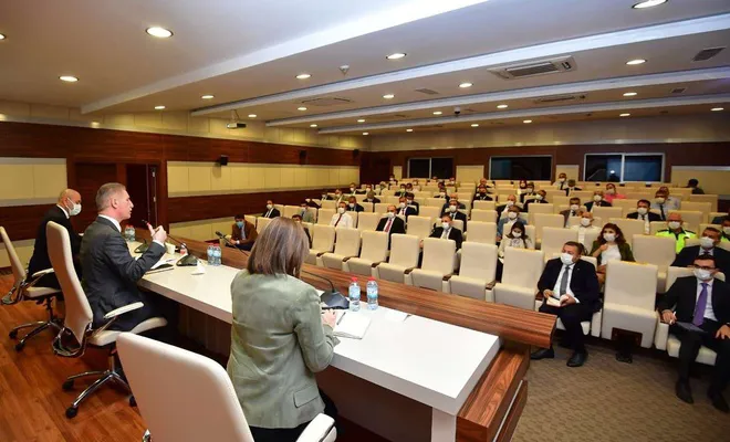Gaziantep’te yüz yüze eğitime hazırlık süreci ele alındı