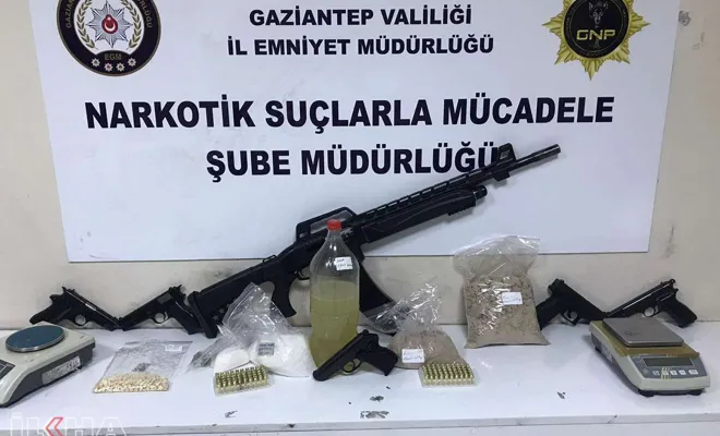 Gaziantep’te uyuşturucu operasyonunda 10 şüpheli gözaltına alındı
