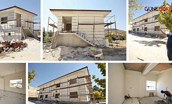 Bilek Sosyal Tesisi'nin yapım aşamasında sona gelindi