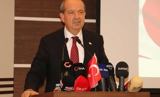 KKTC Cumhurbaşkanı Tatar’dan Gaziantep’teki iş insanlarına yatırım çağrısı