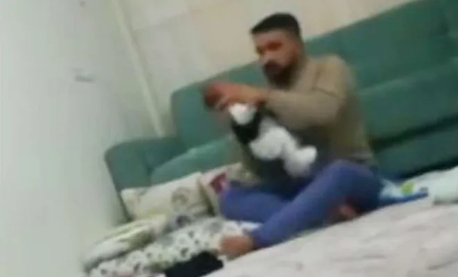 3 aylık bebeğini öldüresiye döven baba gözaltına alındı