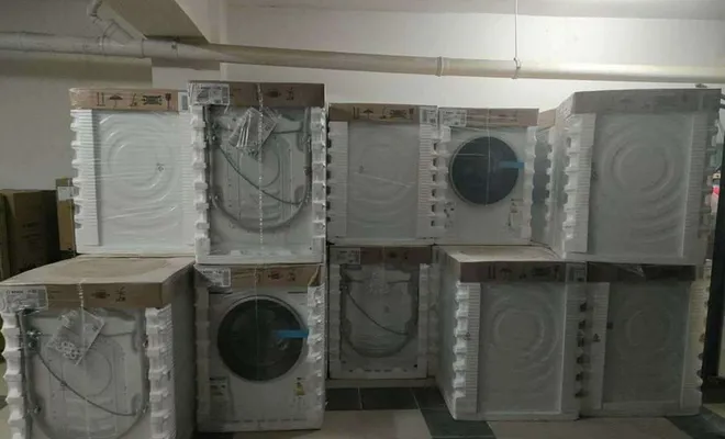 depodan çamaşır makinası çalan hırsızlar yakalandı