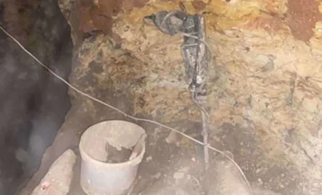 Kaçak kazı yapan şahıslar suçüstü yakalandı