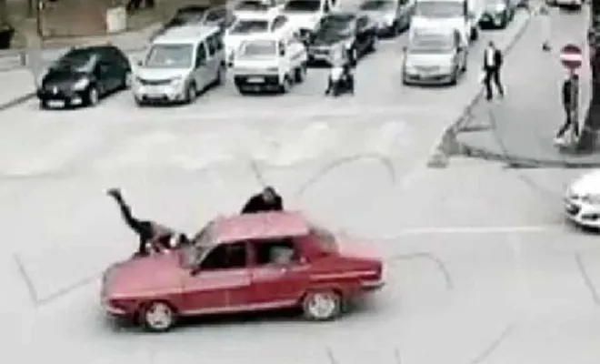 Gaziantep'te trafik kazaları kameralara yansıdı