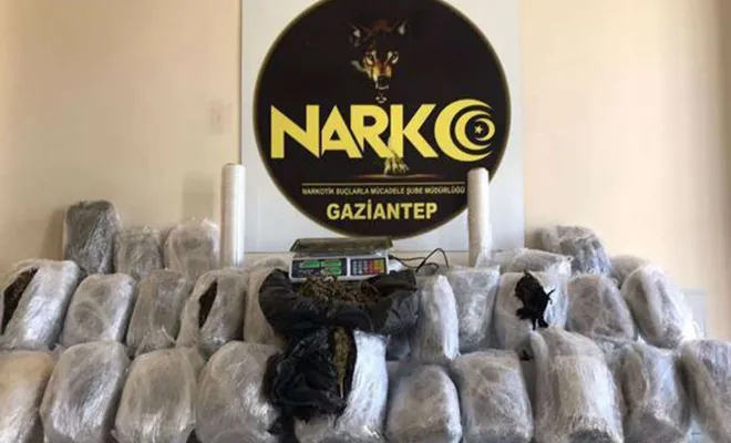 Gaziantep’te bir yılda binlerce kişiyi zehirleyecek uyuşturucu ele geçirildi
