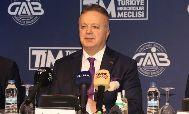 TİM Başkanı Gülle: Gaziantep 2021'de 100 ülkeye ihracat rekoru kırdı