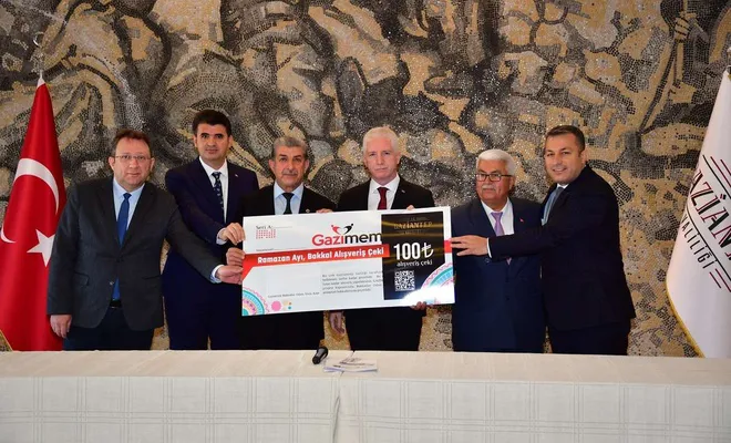 Gaziantep’te Ramazan dayanışması: İhtiyaç sahiplerine bakkal çeki