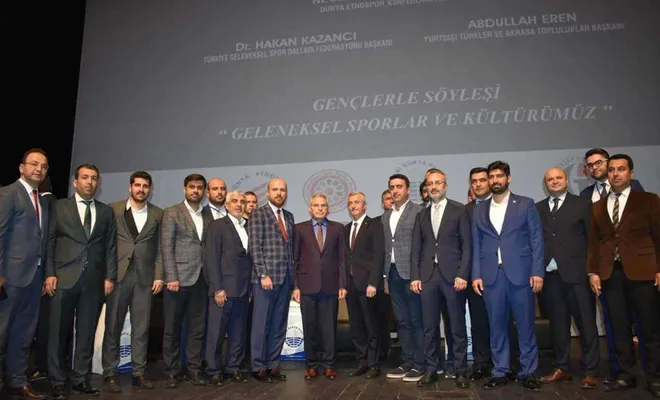 Gaziantep'te gençler için "Geleneksel Sporlar Söyleşisi" gerçekleştirildi