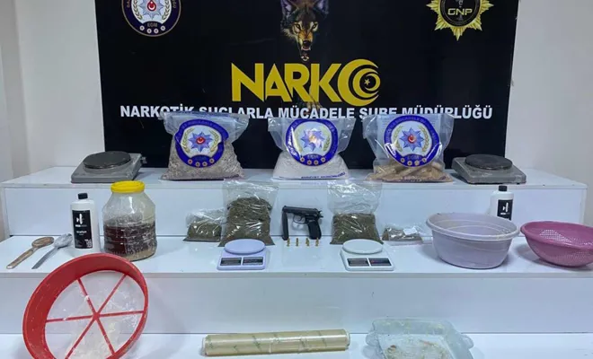 Gaziantep'te uyuşturucu operasyonunda 13 şüpheli tutuklandı