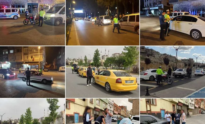 63 araç trafikten men edildi