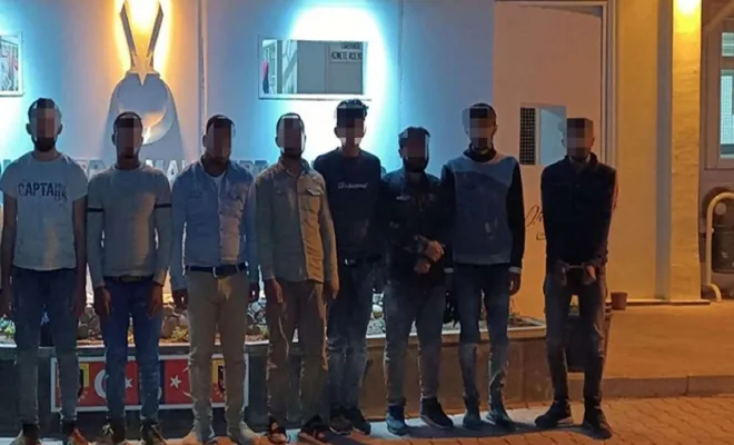 Gaziantep’te 10 düzensiz göçmen yakalandı
