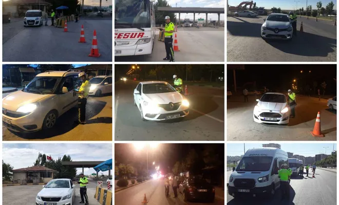 Gaziantep’te trafik denetimlerinde 352 araç trafikten men edildi