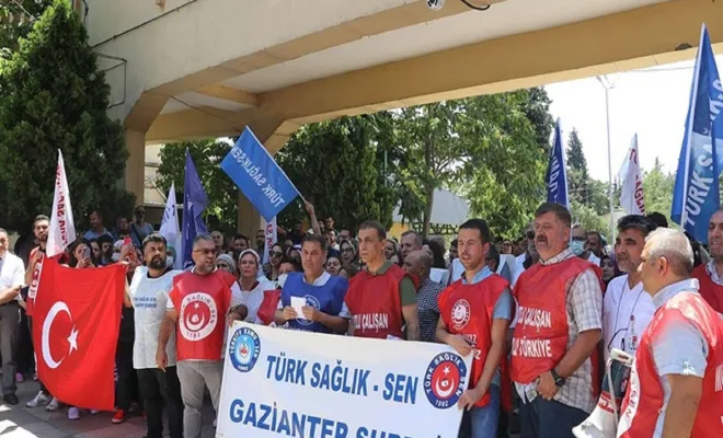 Konya'daki doktorun öldürülmesi Gaziantep’te protesto edildi