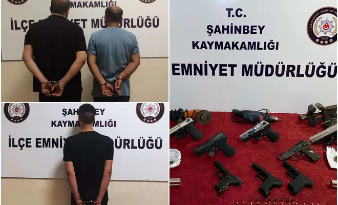 Yasa dışı silah operasyonunda 3 tutuklama  