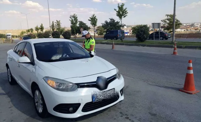 Gaziantep’te bayram öncesi 221 araç trafikten men edildi