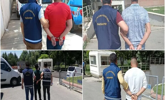Kesinleşmiş hapis cezası bulunan 16 kişi tutuklandı