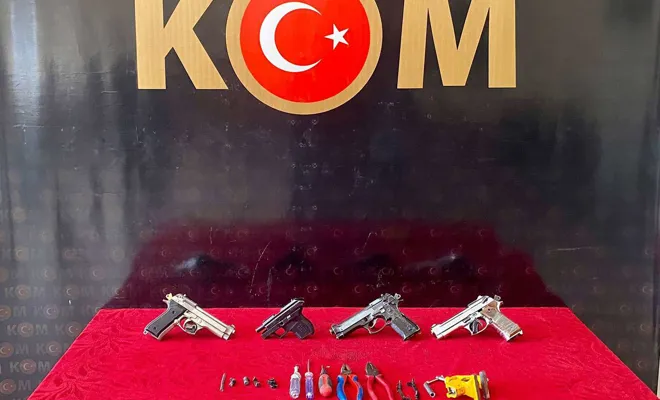  Silah ticareti suçundan 1 kişi gözaltına alındı 