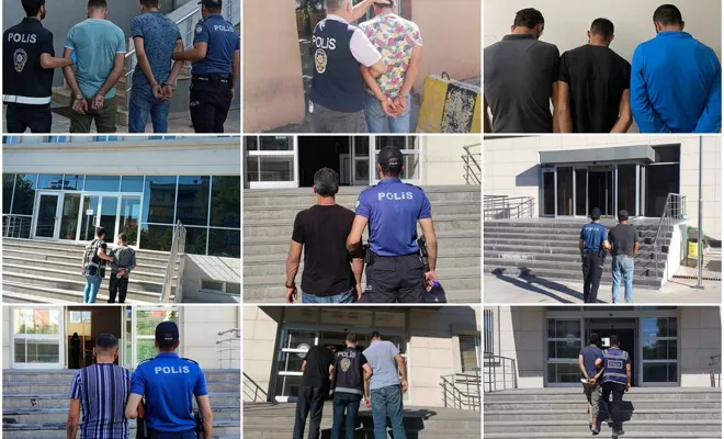 Gaziantep'teki asayiş uygulamasında 161 kişi tutuklandı