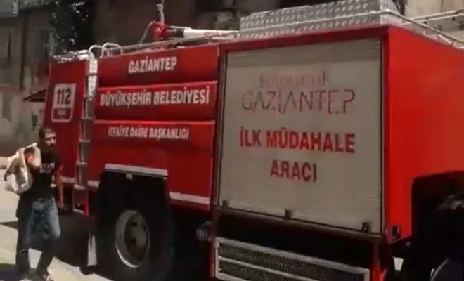 Gaziantep’te bir evde çıkan yangın korkuttu