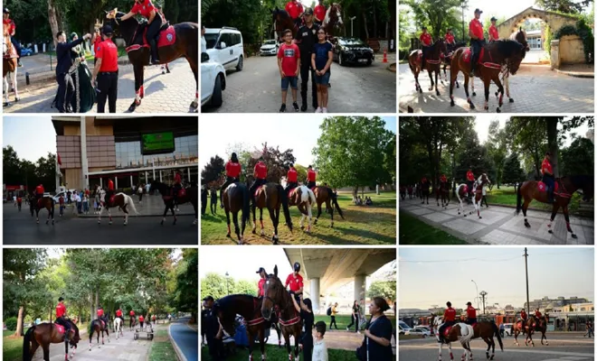 Gaziantep'te atlı birlikler 1 hafta denetim yapacak