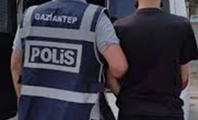 Gaziantep’te suç kaydı bulunan 1 kişi tutuklandı