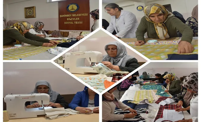 Sosyal Tesislerde hem meslek öğreniyorlar hemde para kazanıyorlar