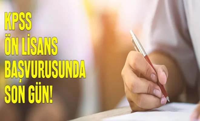 KPSS ön lisans başvurularında son gün
