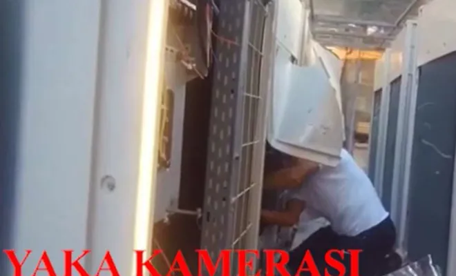 Gaziantep’te camiden hırsızlık anı kameralara yansıdı