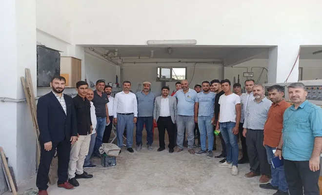 HÜDA PAR Gaziantep İl Başkanı Göçer: Mermerci esnafının kalifiye eleman sıkıntısı var